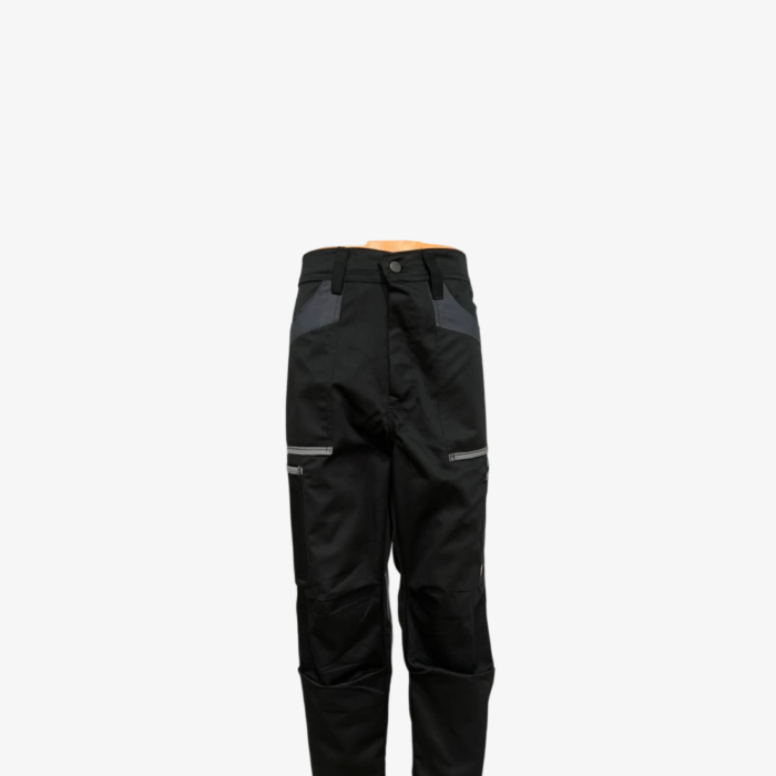 Pantollona Pune të Papërshkueshme nga Uji me Rrip - Black1 Pantollona Pune të Papërshkueshme nga Uji me Rrip - Black1